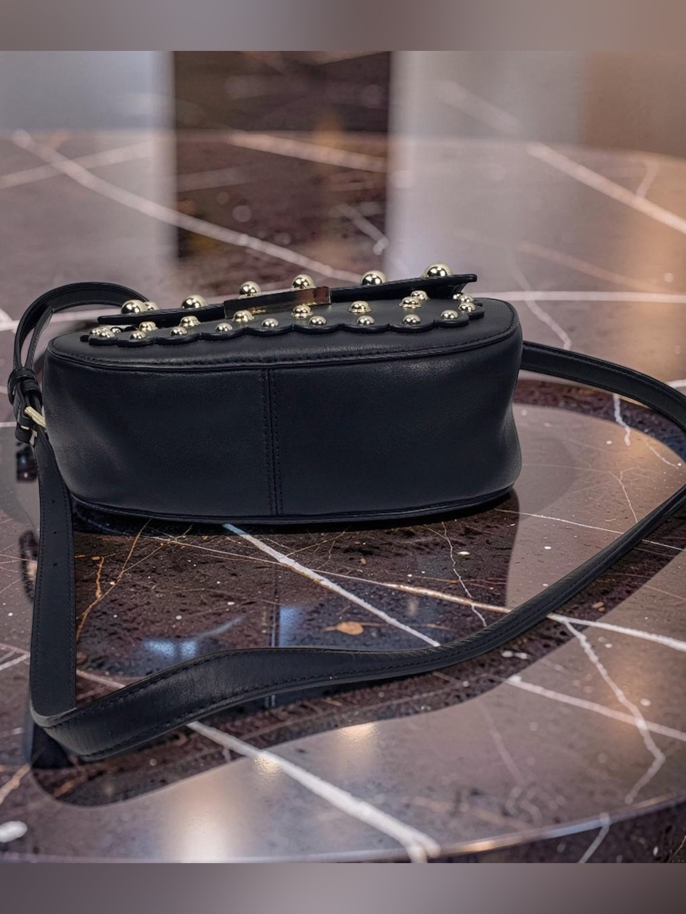 Kate Spade x The Madison Ave. Collection Byrdie Studded Crossbody Bag✨ - Picture 8 of 14